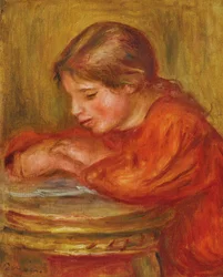 Lesendes Mädchen